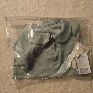 Mon Chou Meadow Long Sleeve Polo One Piece Bodysuit NWT Size: 9M-12M